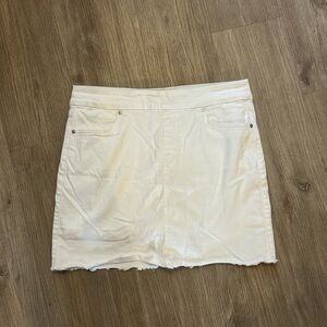 Style & Co - White Mini Denim Skort (M/L)